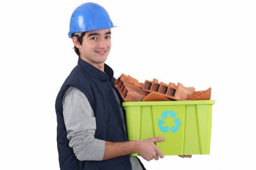 Professional team handling office clearance in Croydon