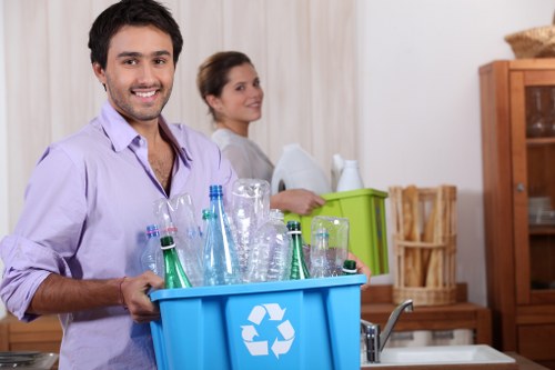 Sorting and categorizing office items for clearance