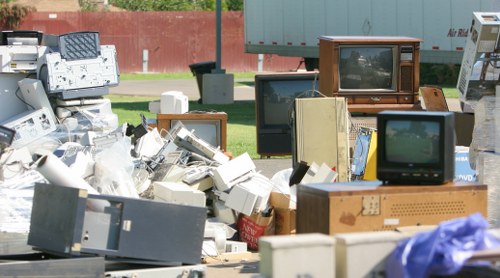 Waste clearance services in a Croydon construction site