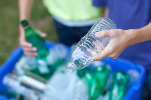 Recycling process in a Croydon-based waste removal center
